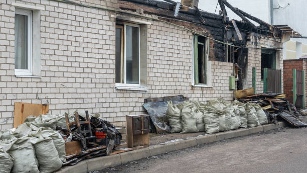 Professional Fire Damage Removal technician working in Southlake, TX